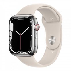 Apple Watch Series 7 45mm bản thép LTE - Dây cao su