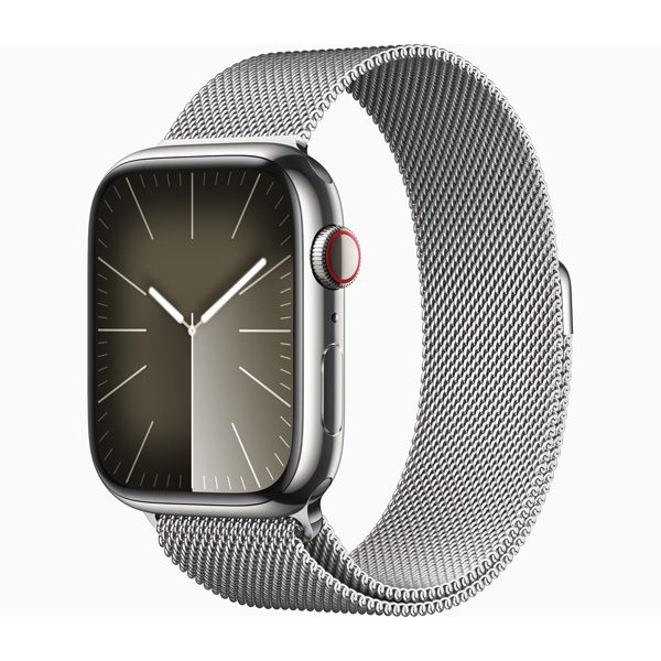 Apple Watch Series 9 41mm LTE Viền thép không rỉ - Dây thép 2 1694596305670 AW s9 ss Si1 1